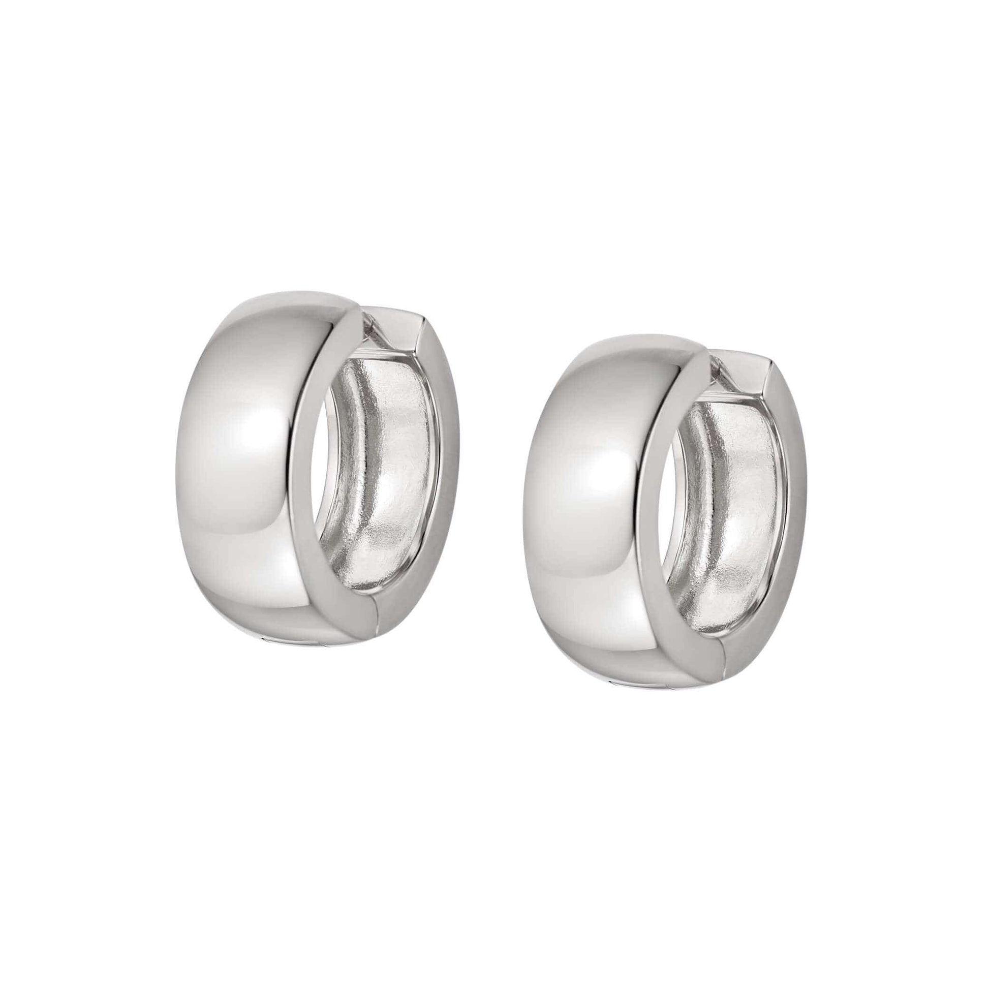 Estée Lalonde Maxi Bold Hoop Earrings Sterling Silver