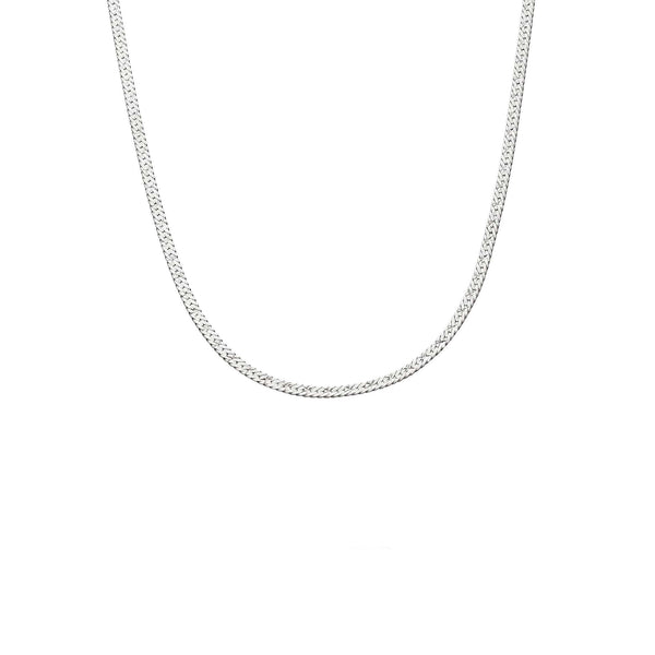 Short hot sale silver chain