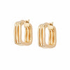 Estée Lalonde Sisterhood Hoop Earrings 18ct Gold Plate