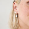 Estée Lalonde Sunburst Huggie Earrings Sterling Silver