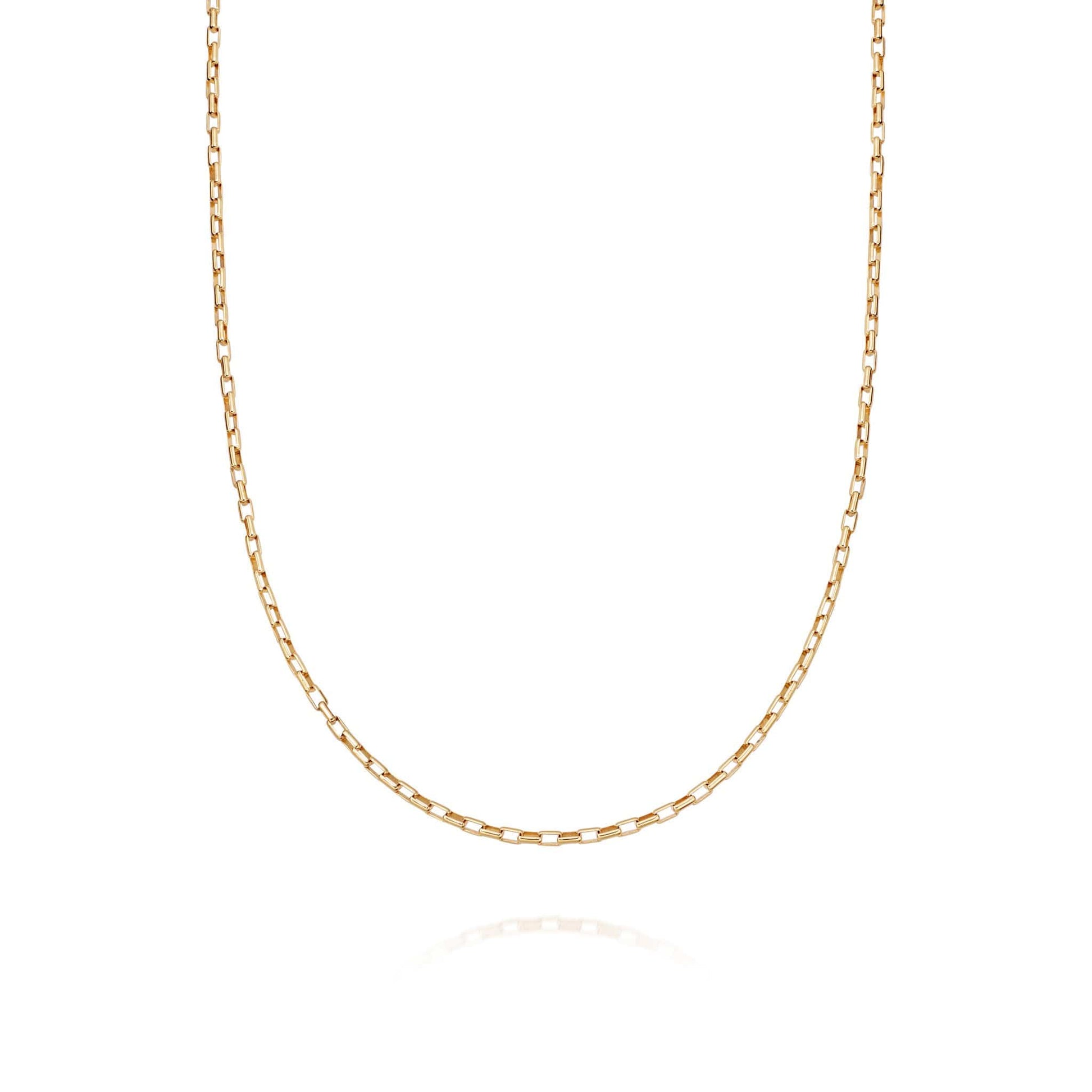 Estée Lalonde Tight Box Chain Necklace 18ct Gold Plate