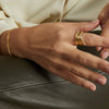 Estée Lalonde Together Band Ring 18ct Gold Plate