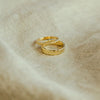 Estée Thea Ring Stack 18ct Gold Plate