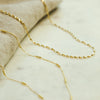 Fine Chain Layering Set 18ct Gold Plate