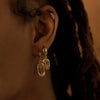 Floriography Huggie Earring Stack