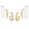 Go With The Flow Triple Earring Stack 18ct Gold Plate