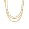 Gold 'Chains For Days' Necklace Layering Set 18ct Gold Plate