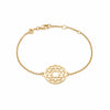 Heart Chakra Chain Bracelet 18ct Gold Plate