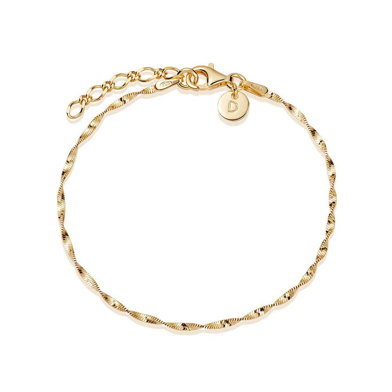 Amazon.com: Eternate 14K Solid Gold 2.5MM Rope Chain Bracelet in Yellow Gold  for Women 5