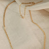 Infinity Flat Chain Necklace 18ct Gold Plate