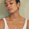 Infinity Flat Chain Necklace 18ct Gold Plate