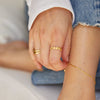 Shell Stacking Ring 18ct Gold Plate