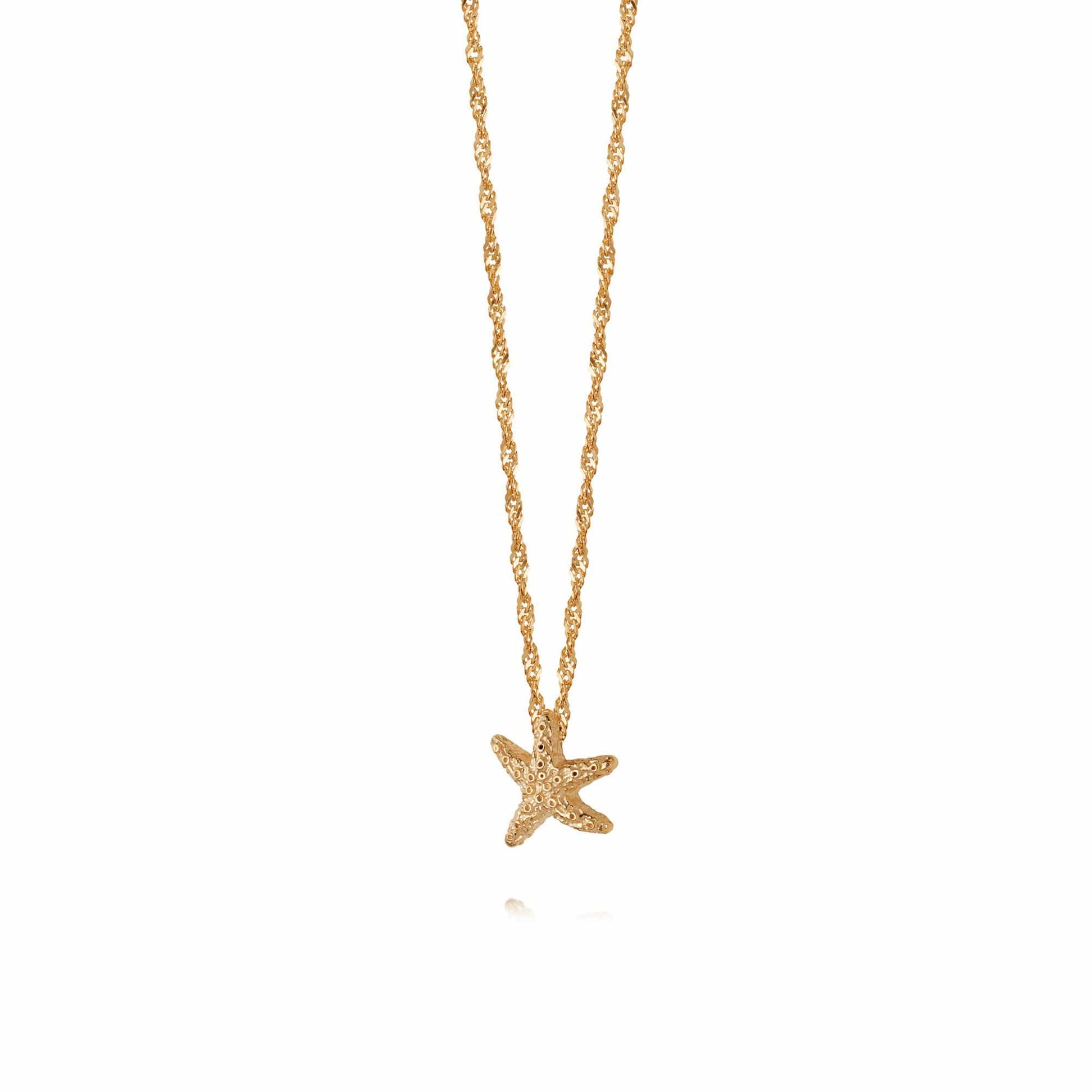 Isla  Starfish Chain Necklace 18Ct Gold Plate