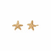 Starfish Stud Earrings 18ct Gold Plate