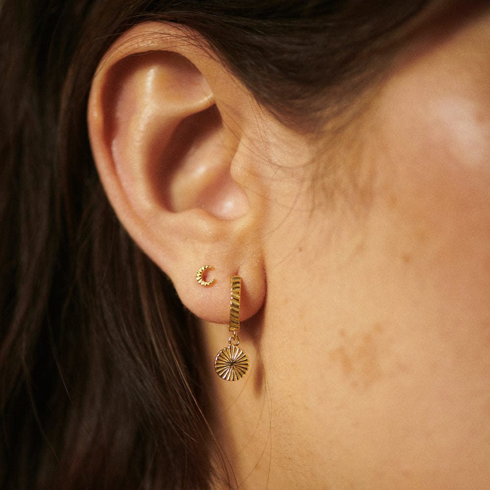 Luna Earring Stack 18ct Gold Plate