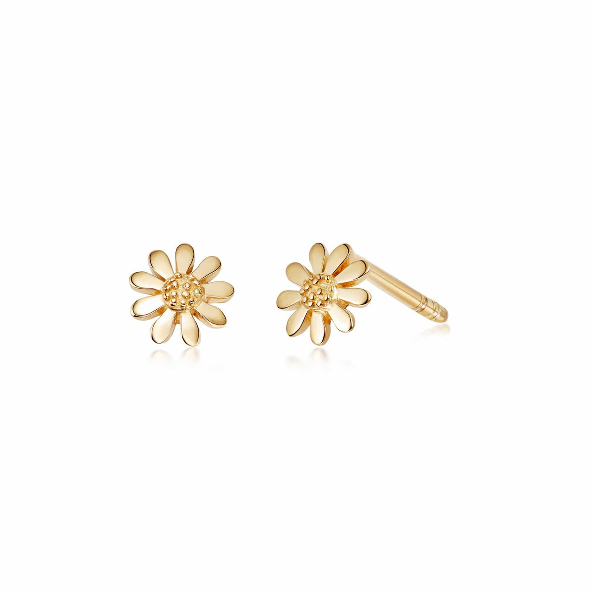 Gold Daisy Stud Earrings - Daisy London Jewellery