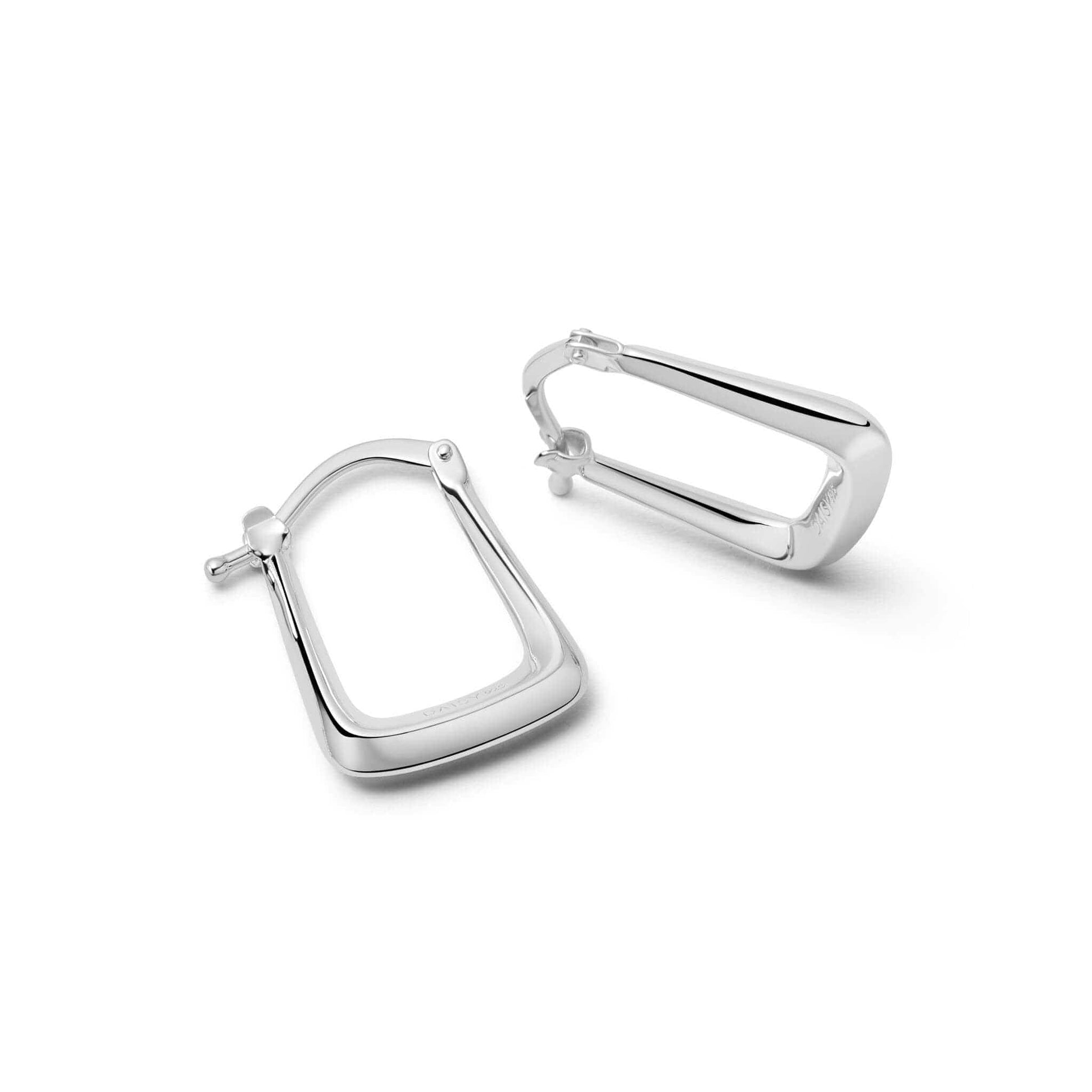 Bold Creole Hoop Earrings Sterling Silver