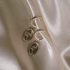 Orchid Drop Earrings Sterling Silver