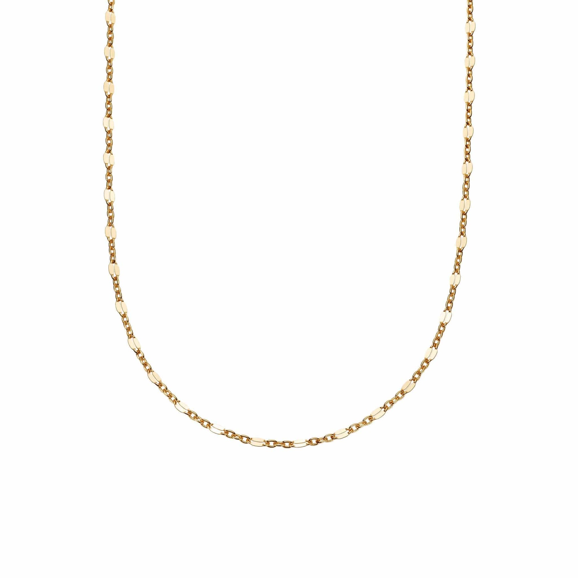 Peachy Chain Necklace 18ct Gold Plate