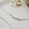 Pisces Zodiac Necklace Sterling Silver