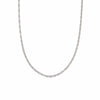 Rope Chain Necklace Sterling Silver