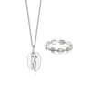 'Self-Love' Necklace Layering Set Sterling Silver