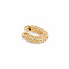 Single Mini Ball Huggie Hoop Earring 18ct Gold Plate