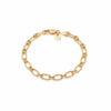 Linked Chain Bracelet 18ct Gold Plate