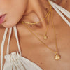 Stacked Mini Knot Necklace 18Ct Gold Plate