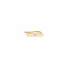 Stacked Single Crawler Earring Gold