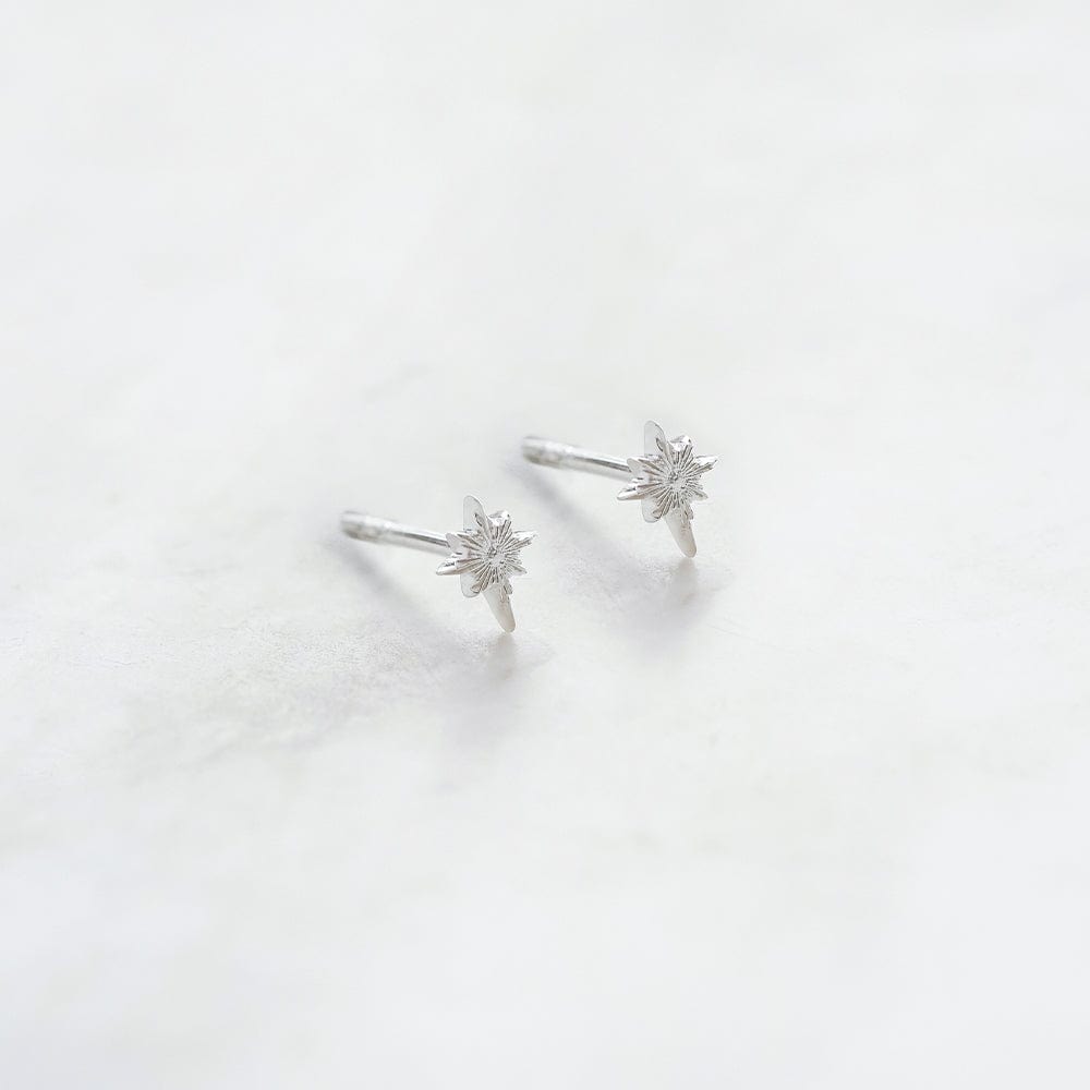 Super Star Stud Earrings Sterling Silver