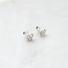 Tetris Sparkle Stud Earrings Sterling Silver