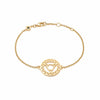 Throat Chakra Chain Bracelet 18ct Gold Plate