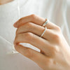 Modern Bobble Stacking Ring Sterling Silver