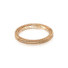 Double Rope Stacking Ring 18ct Gold Plate