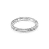 Double Rope Stacking Ring Sterling Silver