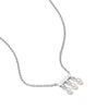 Treasures Seed Pearl Trio Necklace Sterling Silver