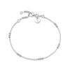 Triple Bead Chain Bracelet Sterling Silver