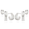 Ultimate Silver Siren Huggie Earring Stack