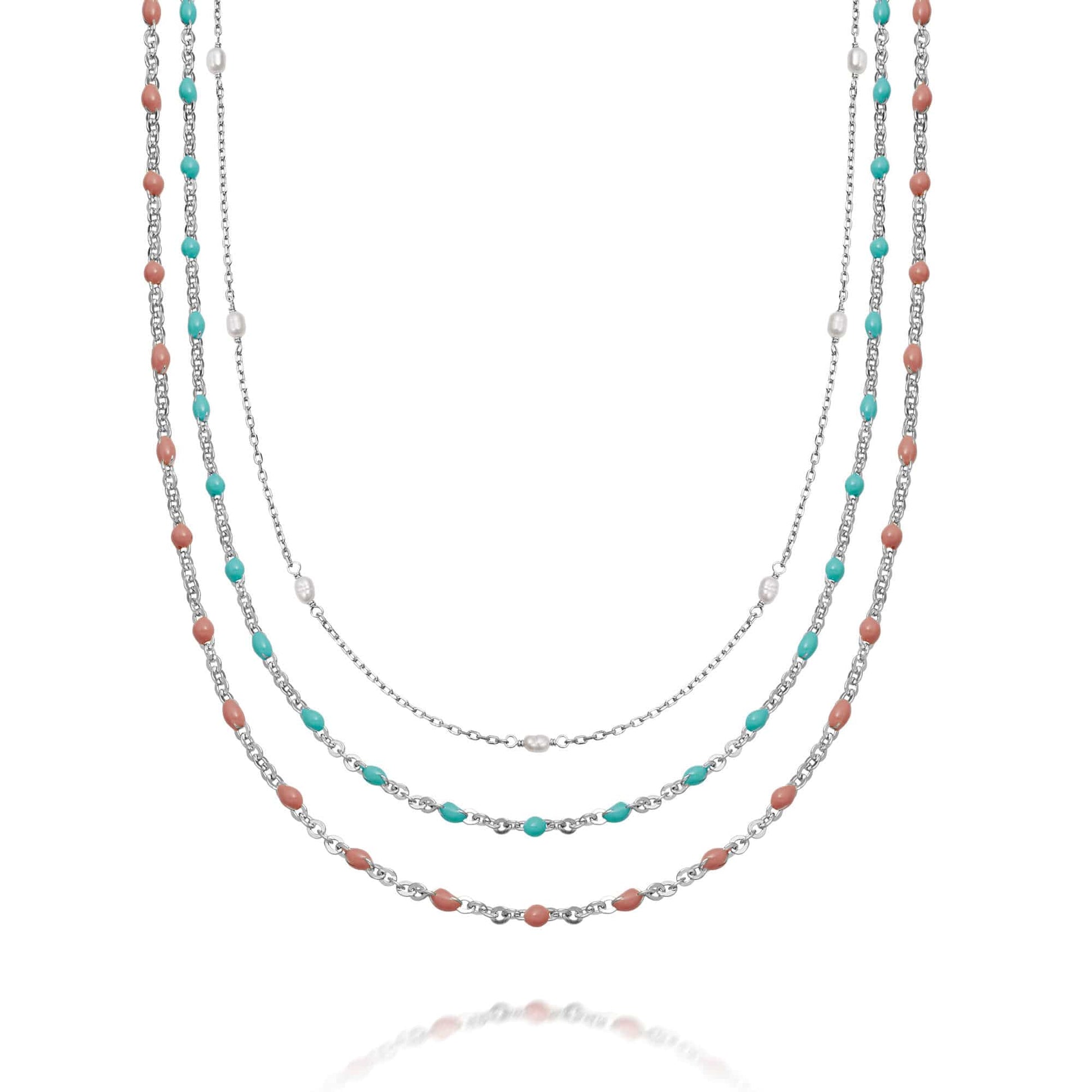 Vibrant Treasures Layering Set Sterling Silver