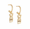 Vita Drop Earrings 18ct Gold Plate