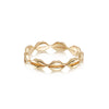 Vita Lips Ring 18ct Gold Plate