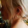 Studded Ear Cuff 18ct Gold Plate